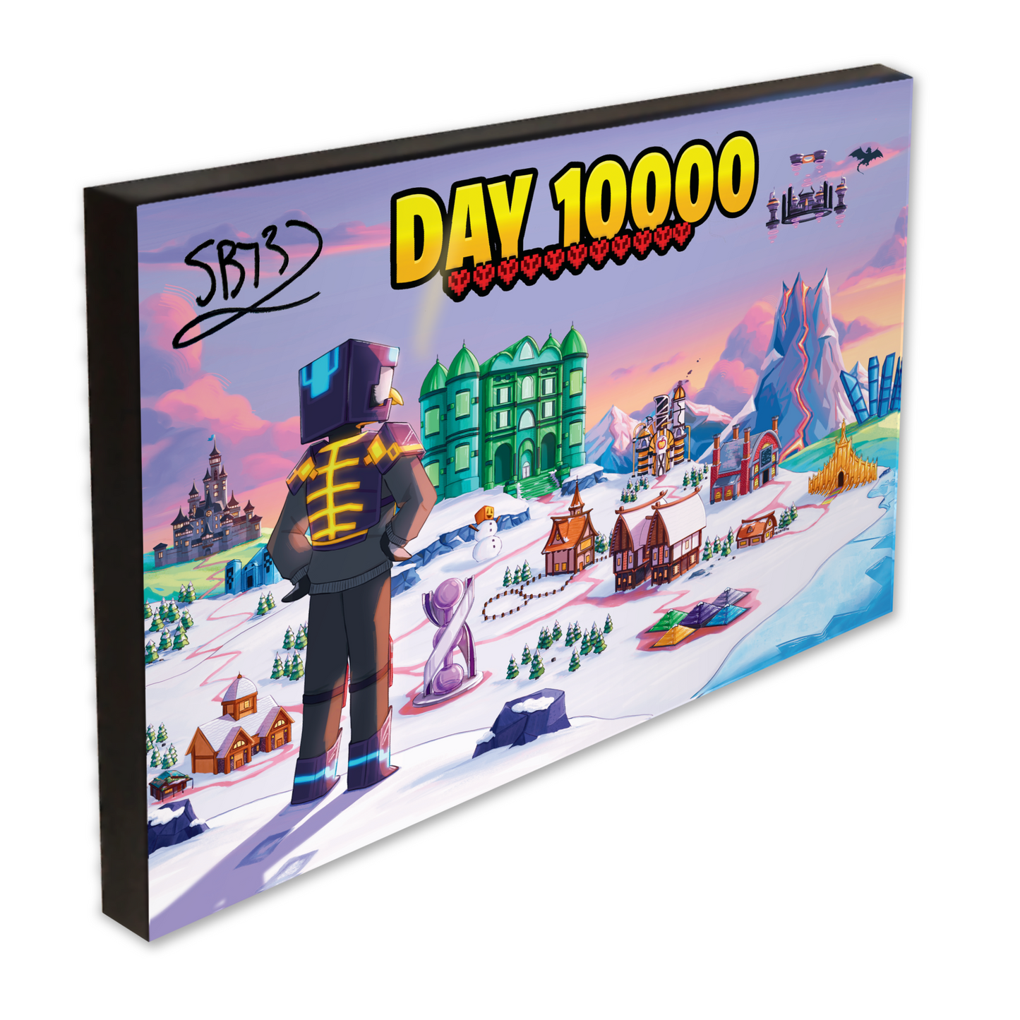 Hand-Signed | Limited Edition Gold Foiled 10,000 Days Poster