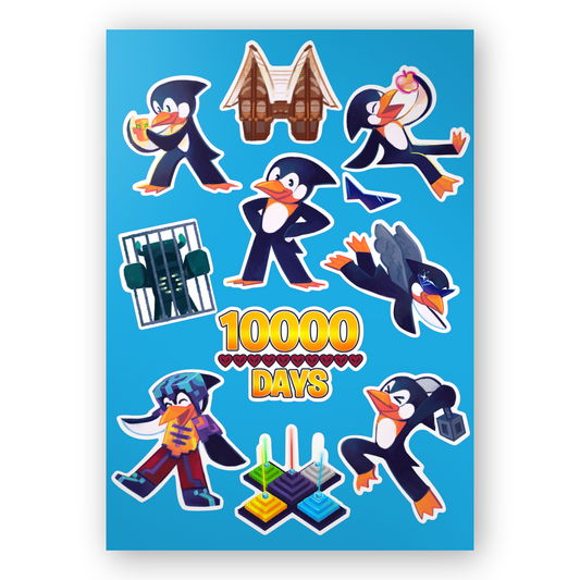 10,000 Days Sticker Sheet