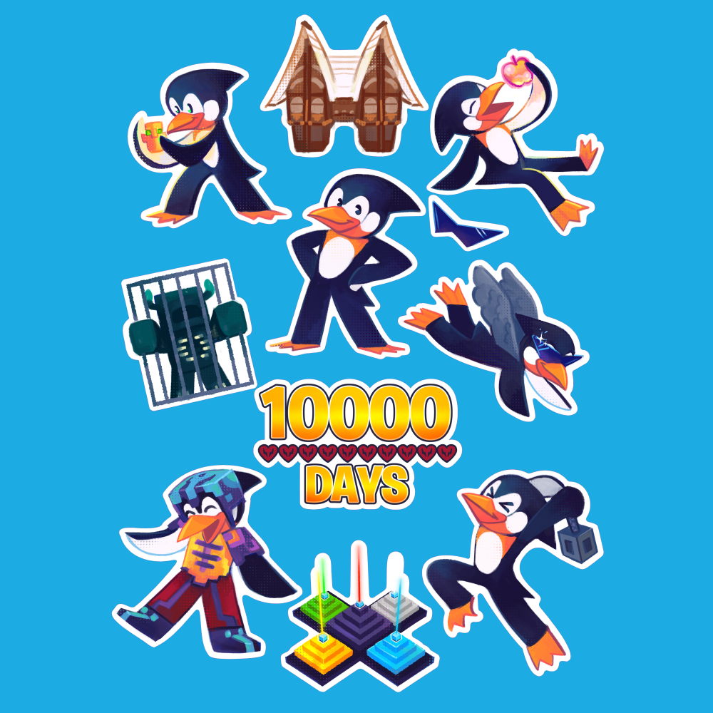 10,000 Days Sticker Sheet