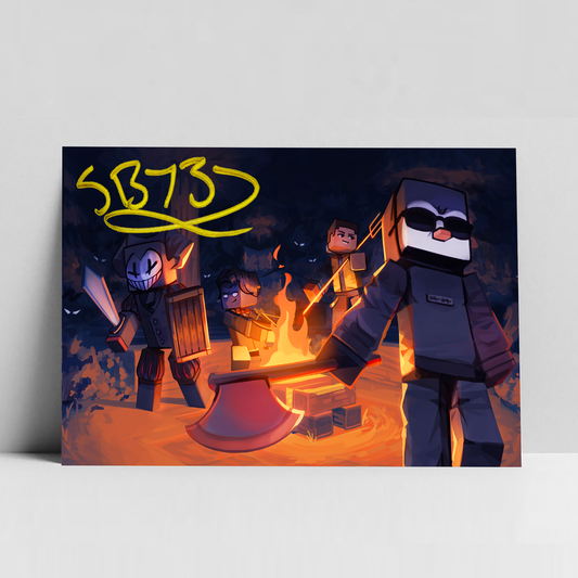 Hand-Signed | Team Apocalypse Lifesteal Postcard